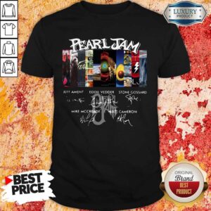 Awesome Pearl Jam Signatures Shirt