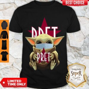 Premium Baby Yoda Face Mask Hug Pret Shirt