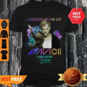 Legend Never Die Avicii 1989 2018 Signatures Shirt