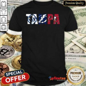 Cute Tampa sports Tampa Bay Rays Tampa Bay Lightning Tampa Bay Buccaneers Shirt