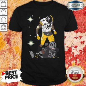 Cute Pittsburgh Steelers JuJu Smith And Oakland Raiders Antonio Brown Shirt