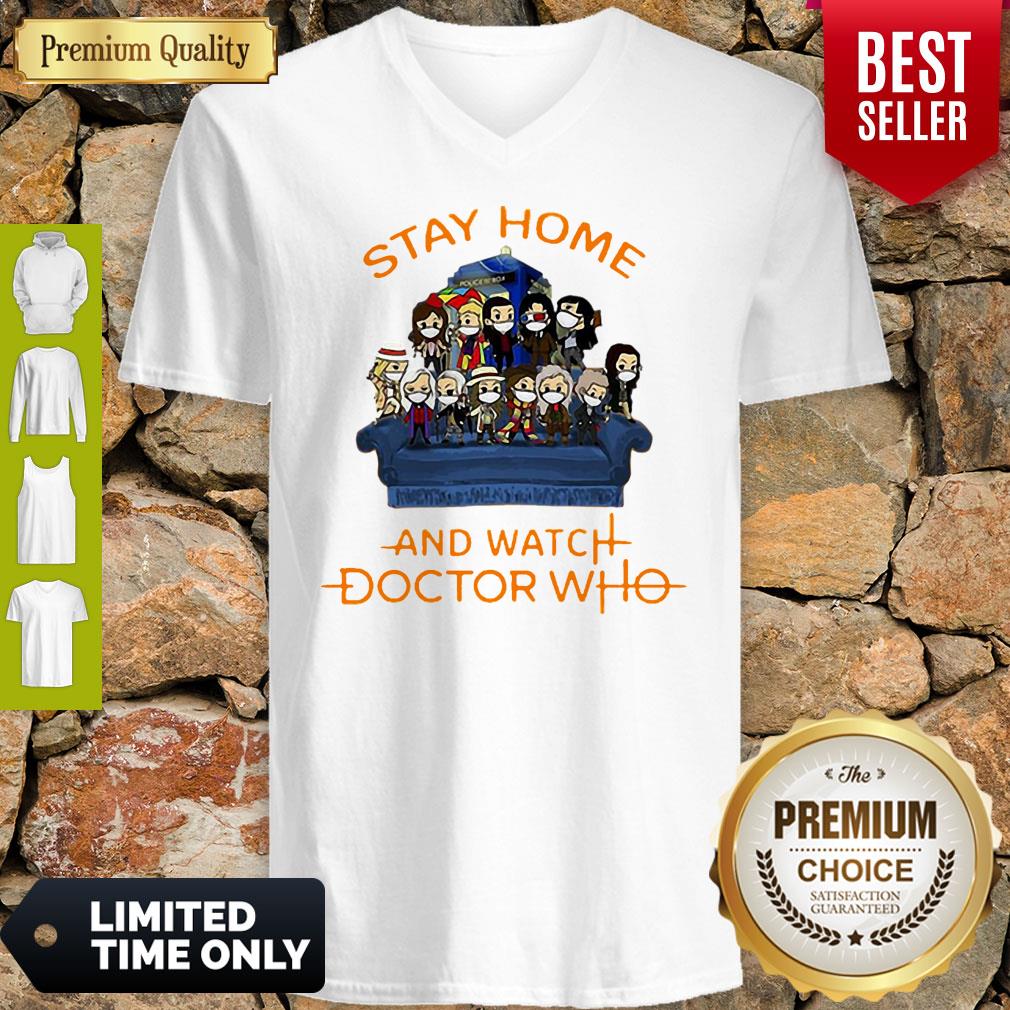Official Stay Home And Watch Doctor Who Shirt