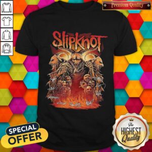 SlipKnot Team Band’s Signatures Shirt