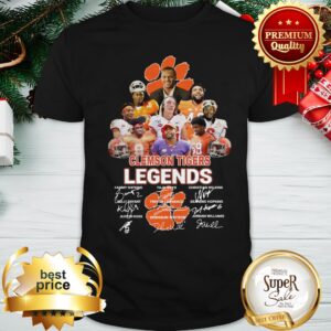 Official Clemson Tigers Legends All Signature Shirt