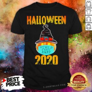 Pumpkin Wearing Mask Stay 6 Feet Away Halloween 2020 Shirt