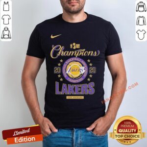 Los Angeles Lakers Nike Toddler 2020 NBA Finals Champions Locker Room Shirt