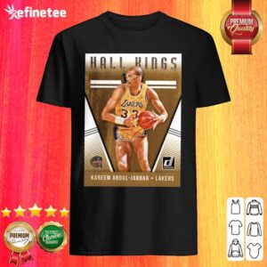 Hot 2018 2019 Donruss Hall Kings Basketball Card 12 Kareem Abdul Jabbar Los Angeles Lakers Shirt
