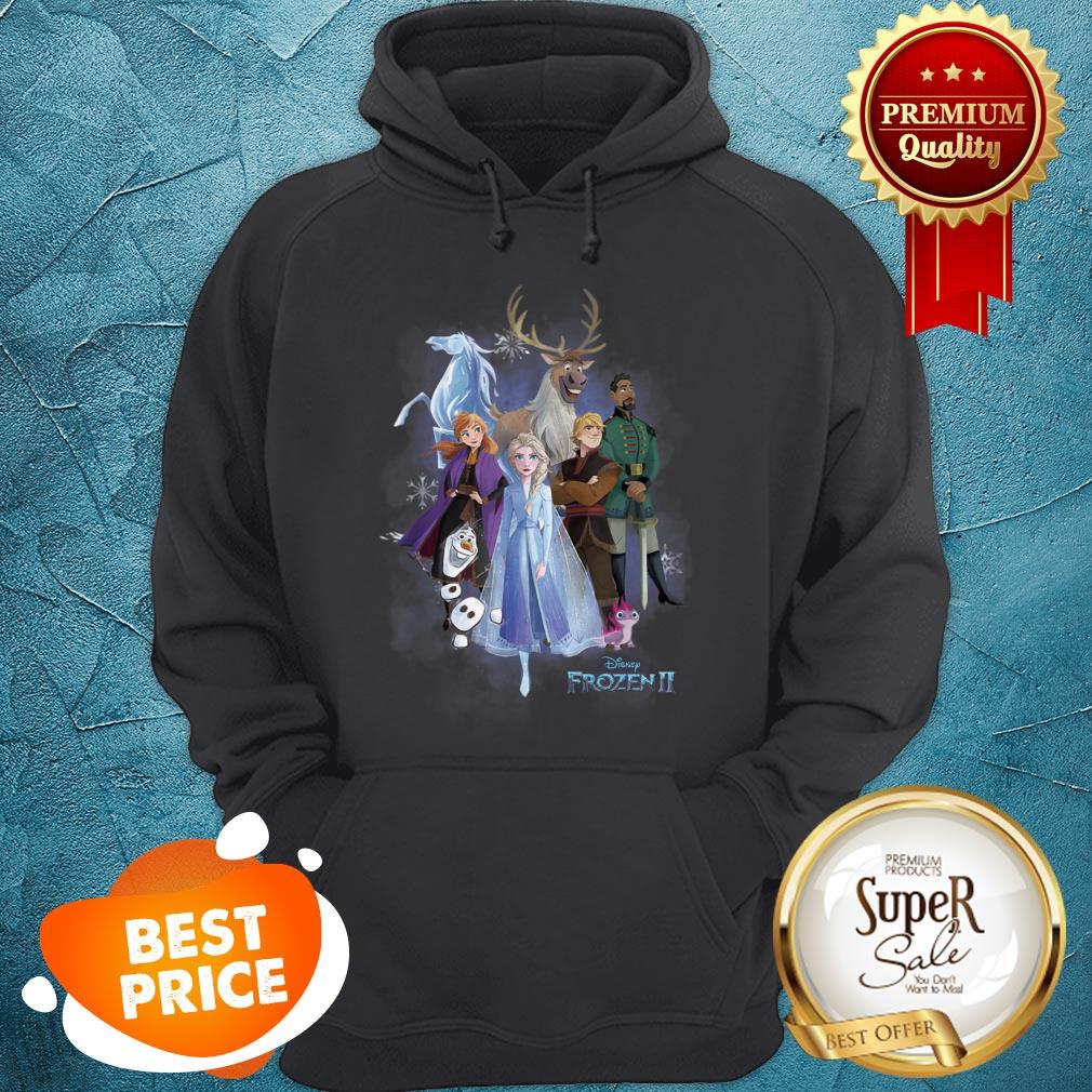 Nice Disney Frozen 2 Group Shot Walking Into Forest shirt
