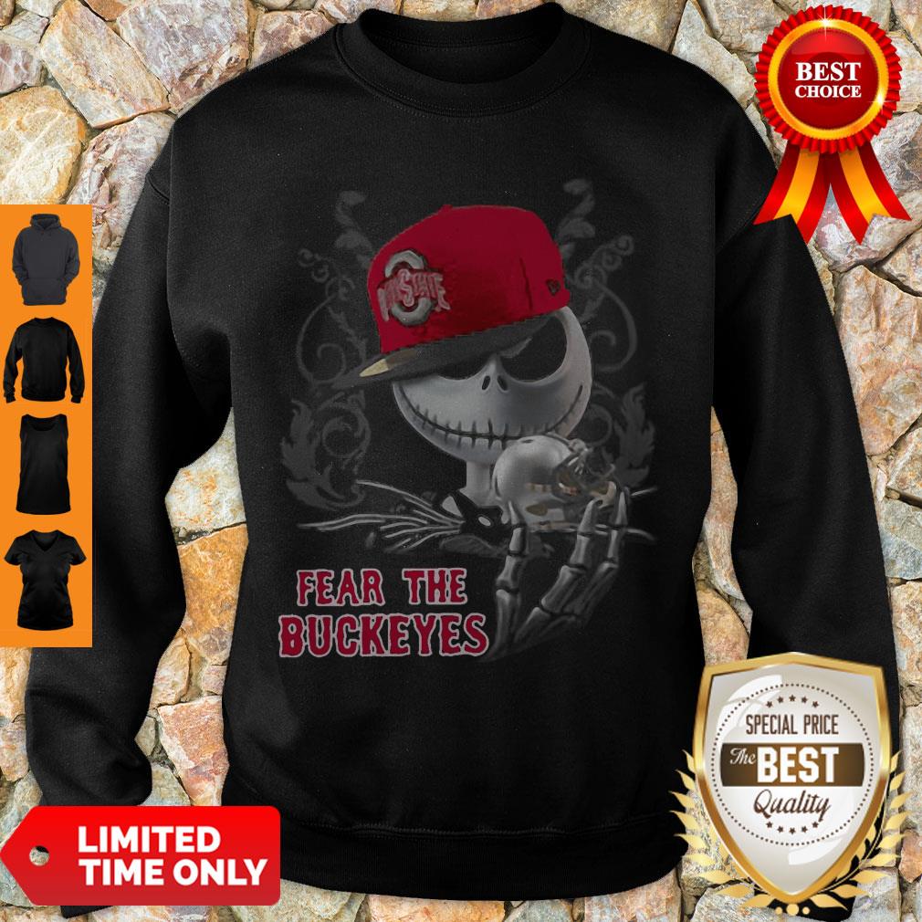 Jack Skellington Fear The Ohio State Buckeyes Shirt