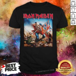 Intrigued Iron Maiden 22 English Flag Shirt