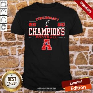 Hot Cincinnati Bearcats 2020 Acc Champions Football Shirt