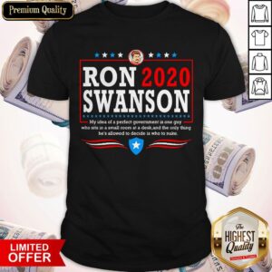 Parks Ron 2020 Swanson Shirt