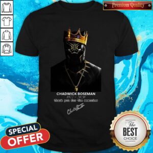 Actor Chadwick Boseman The Black Panther Marvel Shirt
