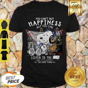 Premium Snoopy You Can’t Buy Happiness But You Can Listen To Linkin Park Shirt
