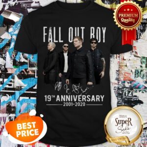 Nice Fall Out Roy Signatures 19th Anniversary 2002-2020 Shirt