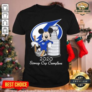 Cool Tampa Bay Lightning Mickey Mouse 2020 Stanley Cup Champions Shirt