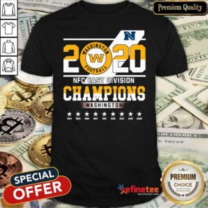 Pro 2020 Washington Football Nfc East Division Champions Washington Shirt