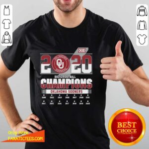Hot Oklahoma Sooners Champions Oklahoma Sooners 200-2020 Shirt