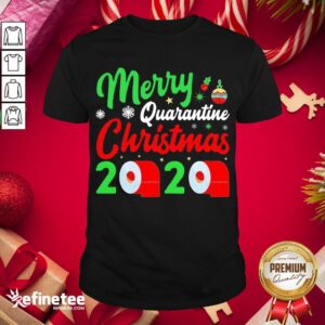Official Merry Quarantine Christmas 2020 Funny Pajamas Gift Shirt