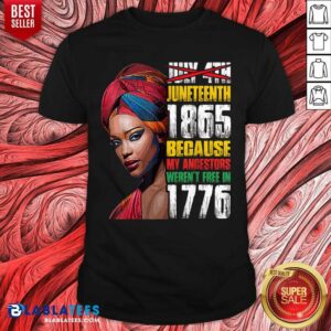 Black Women Juneteenth 1865 Shirt