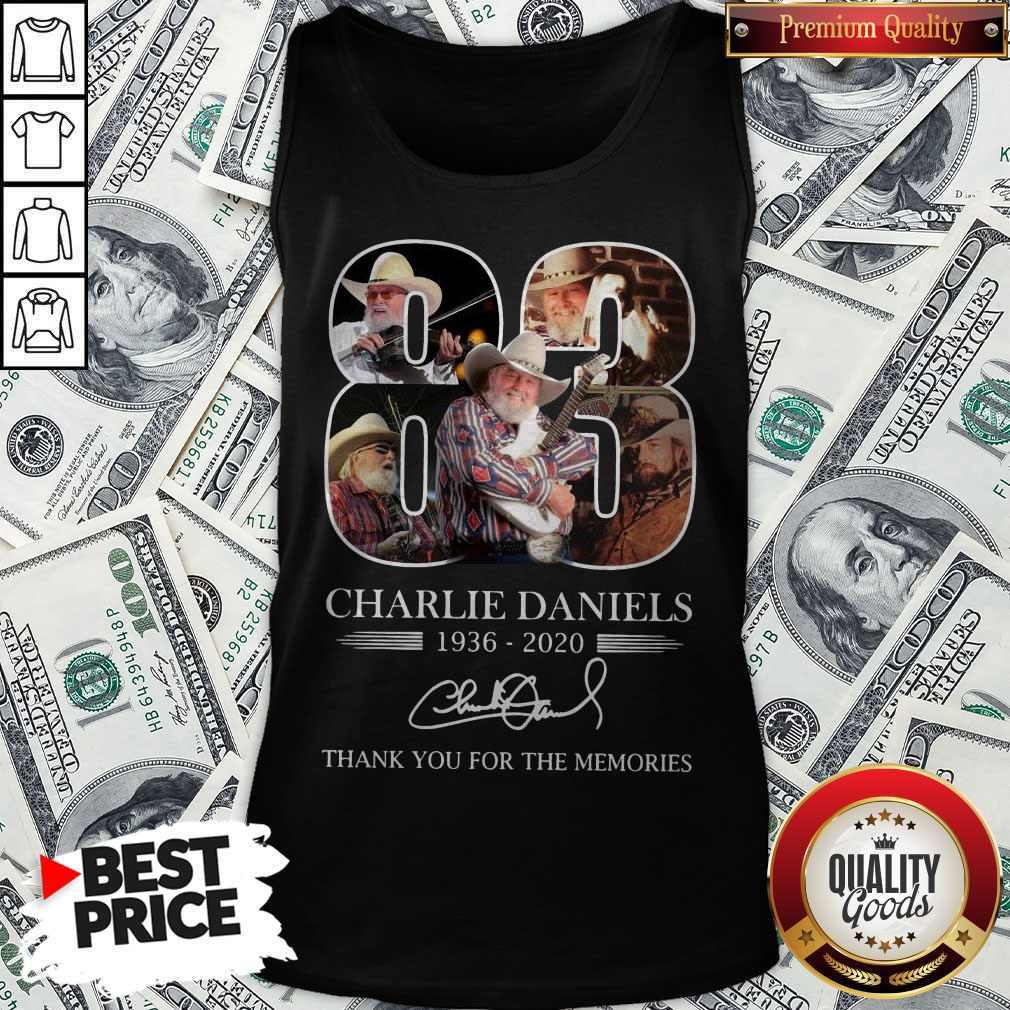 83 Years Charlie Daniels 1936 2020 Thank You For The Memories Signature Shirt