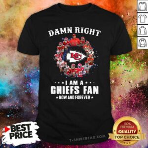 Angry Damn Right I Am A Kansas City Chiefs 8 Fan Signatures Shirt