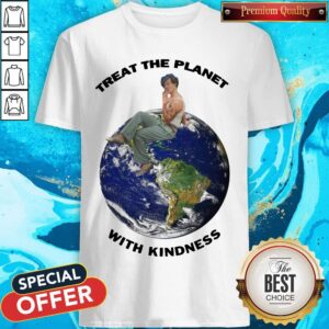 Pretty Harry Styles Treat The Planet With Kindness Shirt