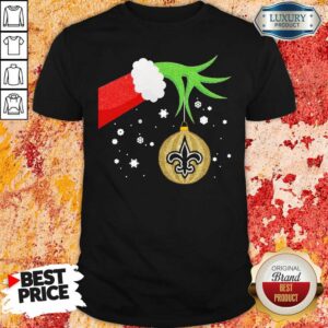 Awesome Grinch Christmas Ornament Seattle Seahawks Shirt