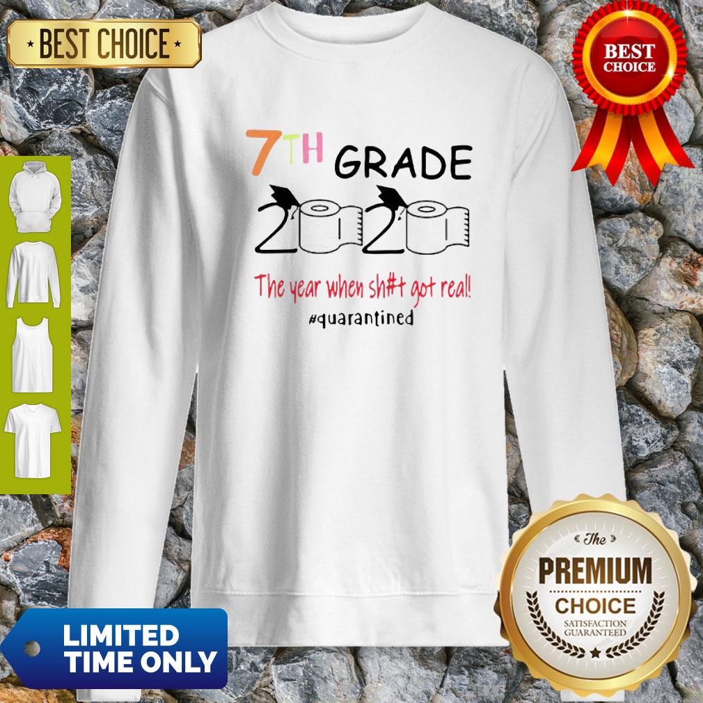 Toilet Paper 7th Grade 2020 The Year When Shit Got Real COVID-19 Shirt