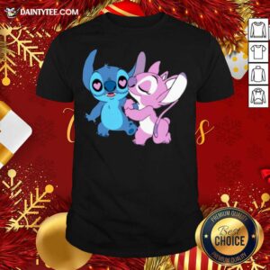 Original Couple Stitch Angel Love Shirt