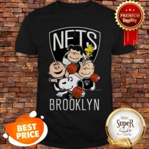 Nice Peanut Characters Mashup Brooklyn Nets Shirt