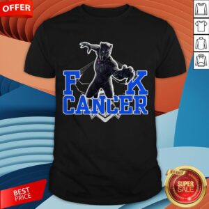 Fuck Cancer Rip Black Panther Chadwick Boseman Shirt