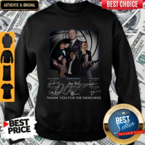 James Bond 007 Fans Thank You For The Memories Signature Shirt