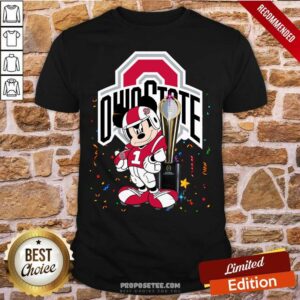 Funny Mickey Mouse Ohio State Buckeyes Shirt