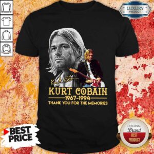 Kurt Cobain 1967-1994 Thank You For The Memories Shirt