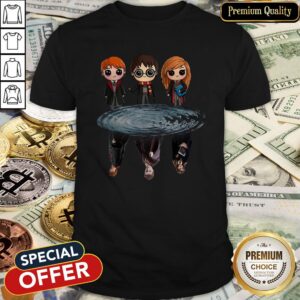Harry Potter Ron Weasley And Hermione Reflection Water Shirt