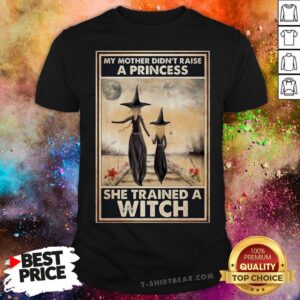Original My Mother Didn’t Raise A Princess She Trained A Witch Poster Shirt