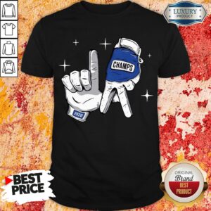 Nice Los Angeles Dodgers Safety Glove Champs Shirt