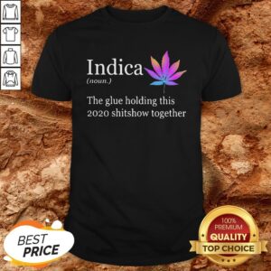 Indica The Glue Holding This 2020 Shitshow Together Shirt