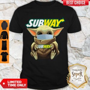 Good Baby Yoda Face Mask Hug Subway Shirt