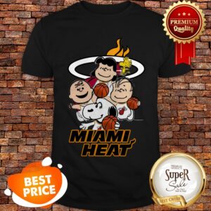 Nice Peanut Characters Mashup Miami Heat Shirt
