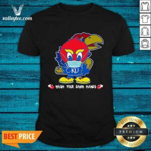 Awesome Kansas Jayhawks Damn Hands Covid-19 Shirt