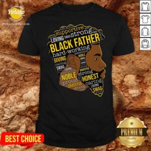 Premium Black Father Giving Working Shirt