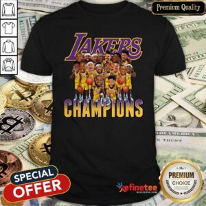 Hot Los Angeles Lakers Team Champions 2020 Shirt