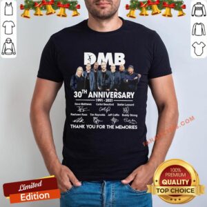 Good DMB 30th Anniversary Thank You For The Memories Signatures Shirt