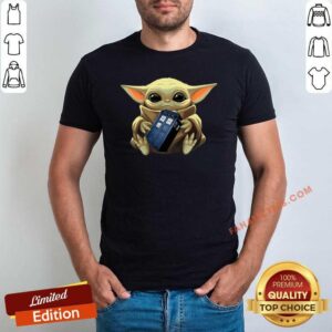 Nice Baby Yoda Hug Police Public Call Box 2021 Shirt
