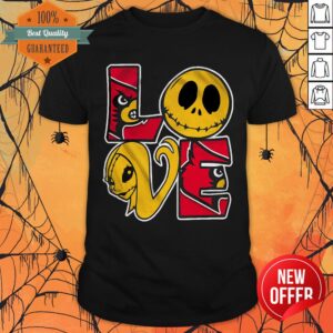 Arizona Cardinals Jack Skellington And Sally Love Shirt