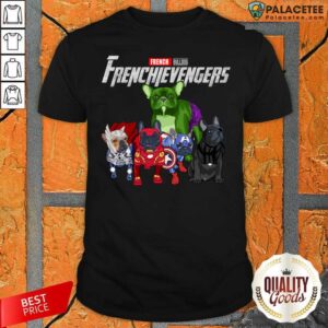 Perfect Marvel Avengers French Bulldog Frenchievengers Shirt