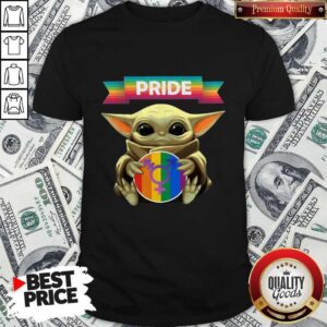 Baby Yoda Hug Sex Logo Pride Shirt