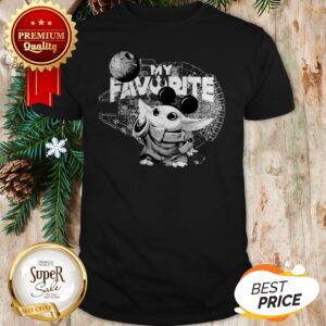 Mickey Baby Yoda My Favorite Princess Star Wars Mandalorian Shirt